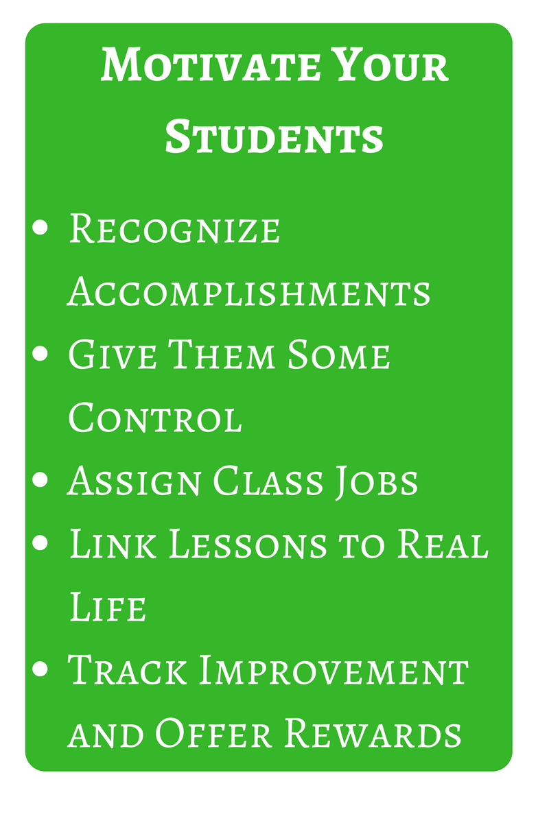 ways to motivate students