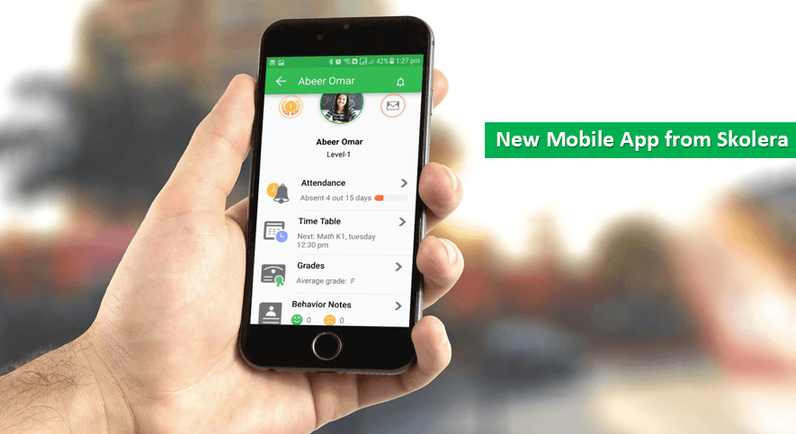Skolera lms mobile app of parents