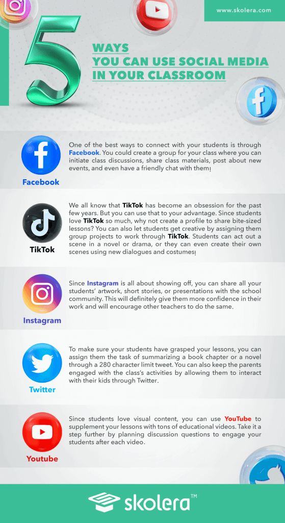 social media infographic - role of teacher in modular distance learning