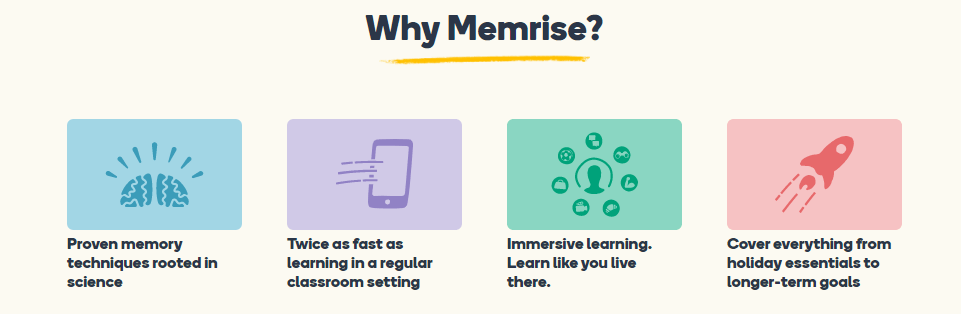 Memrise - benefits of memrise