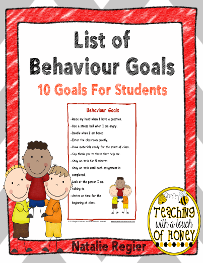 behavior goals for students